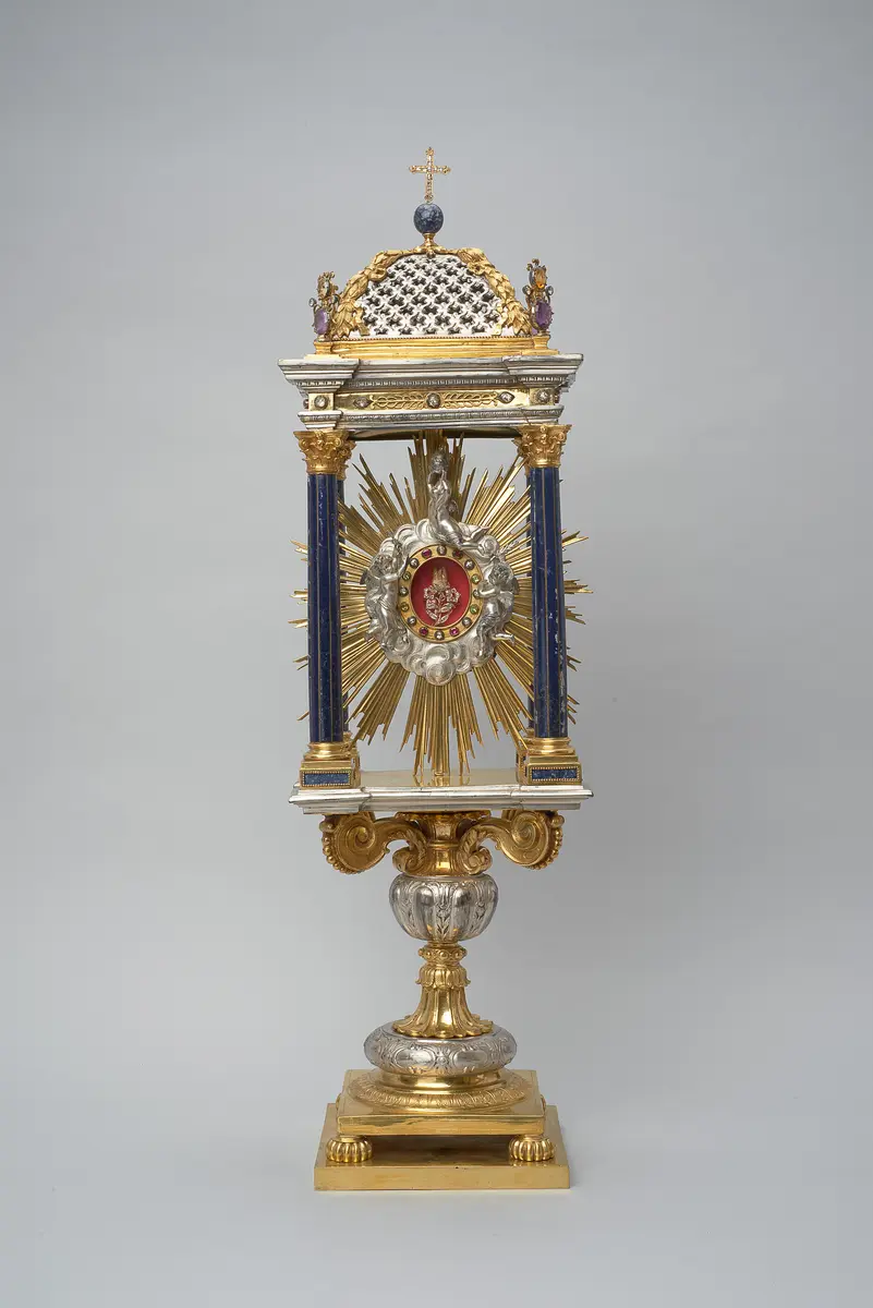 Ostensorium mit einem Zahn des hl. Petrus