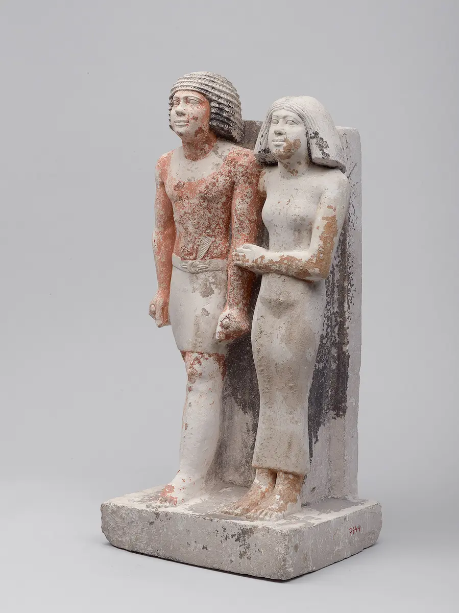 Statuengruppe des Kai-pu-ptah und der Ipep