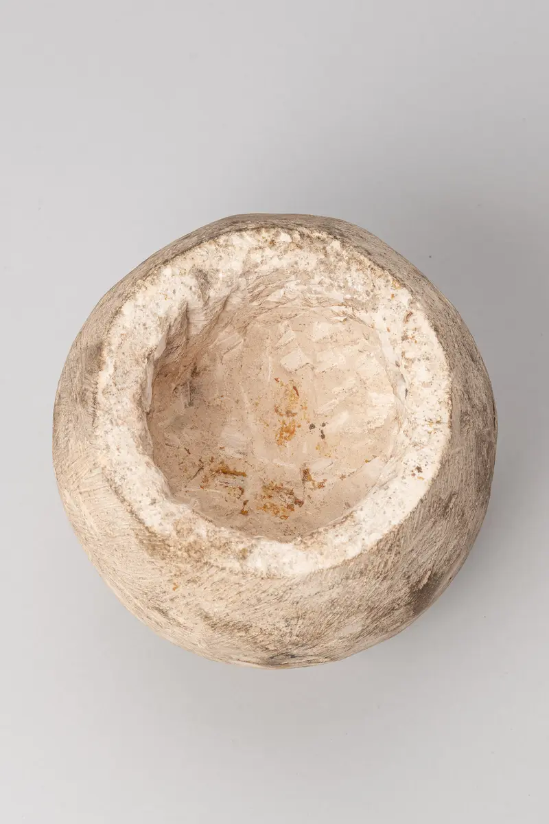 Kanope mit Deckel in Form eines Affenkopfes