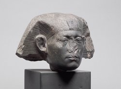 Head from a sphinx of Senwosret III 