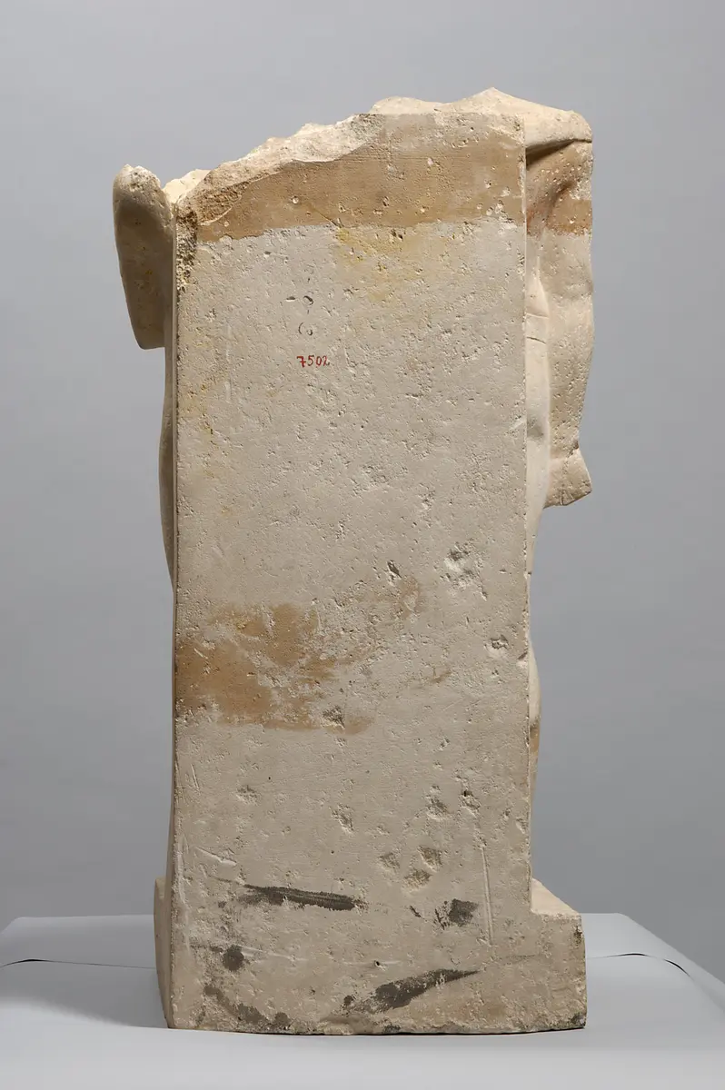 Gruppenstandbild des Pehen-ptah und seiner Mutter Imen-djefa-es