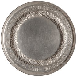 Habsburg: Ferdinand I.; Preismedaille der ersten österreichischen Gewerbe-, Handel- und Industrie-Ausstellung