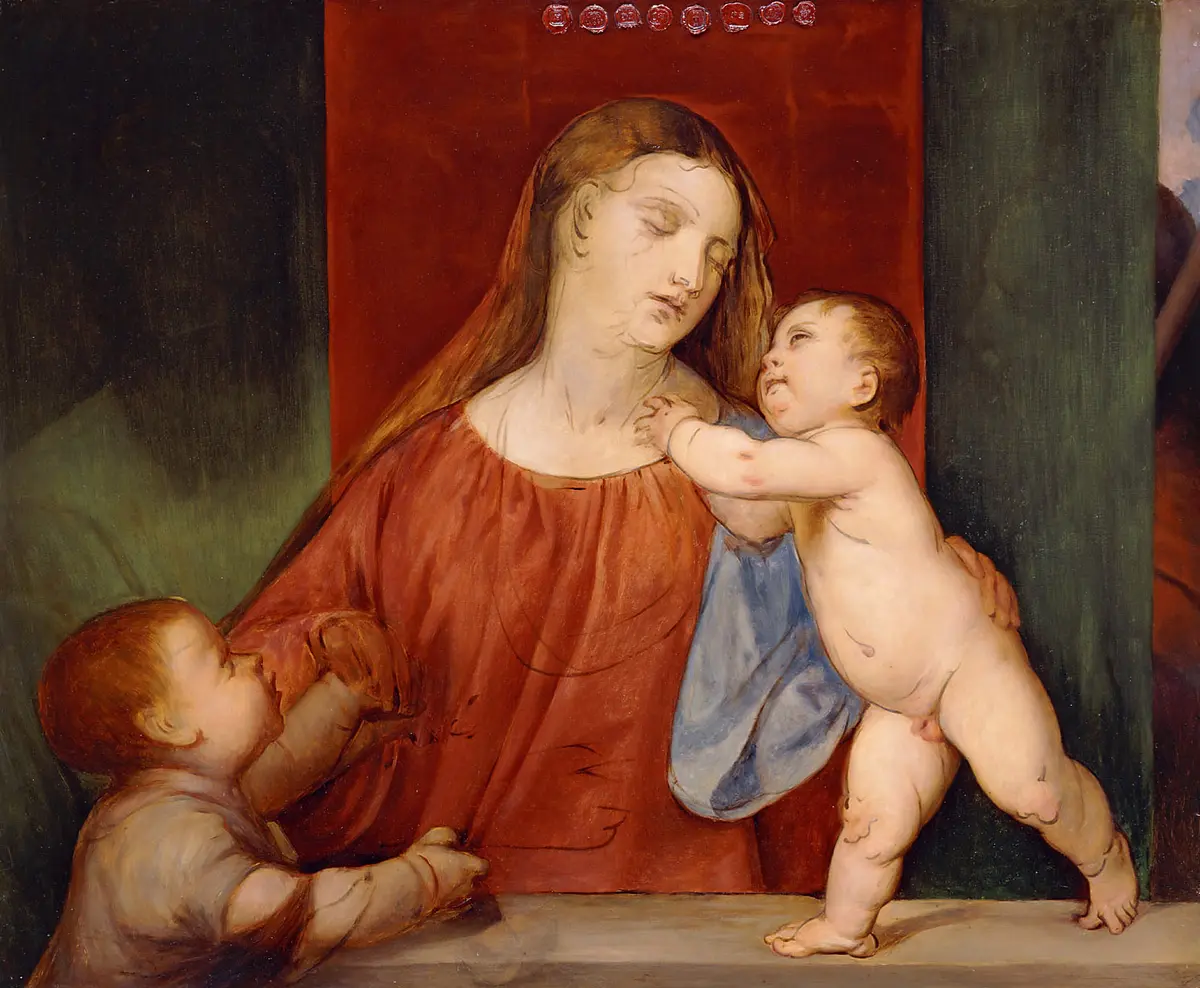 Kopie der Rückseite der Kirschenmadonna