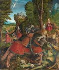 Hl. Georg im Kampf mit dem Drachen