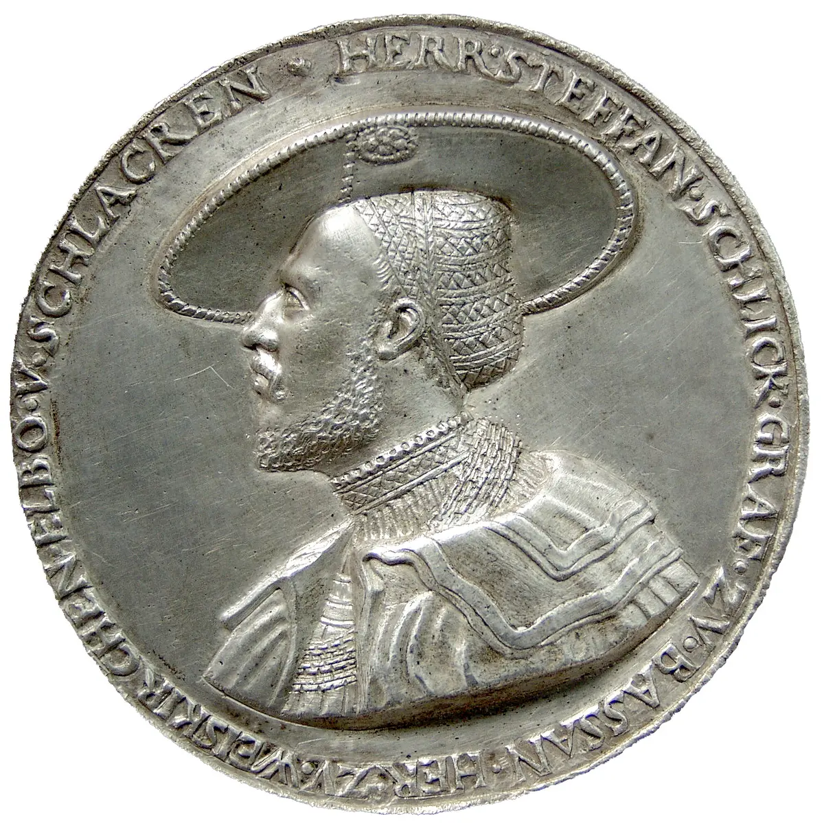 Medaille: Ludwig II., König von Ungarn und Böhmen (1508–1526) / Stephan Graf Schlick