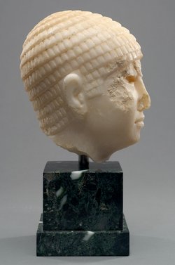 Kopf einer Statue des Ba-ba-ef
