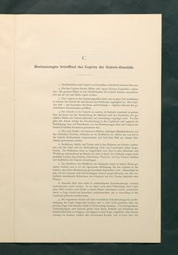 Bestimmungen für den Dienstbetrieb in den kunsthistorischen Sammlungen des Allerhöchsten Kaiserhauses
