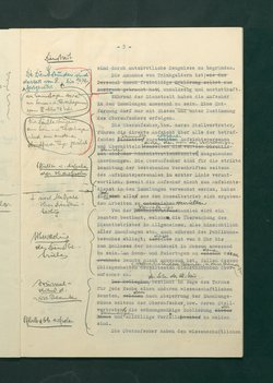 Dienstbestimmungen für das Aufsichtspersonal in den Sammlungen mit Anmerkungen und Korrekturen