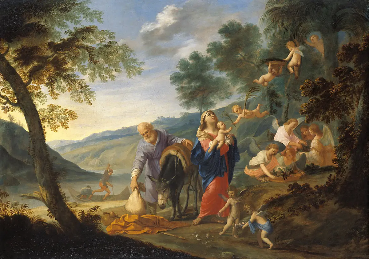 Ruhe auf der Flucht nach Ägypten