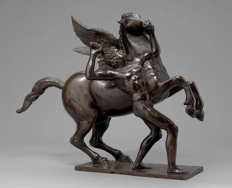 Bellerophon bändigt den Pegasus