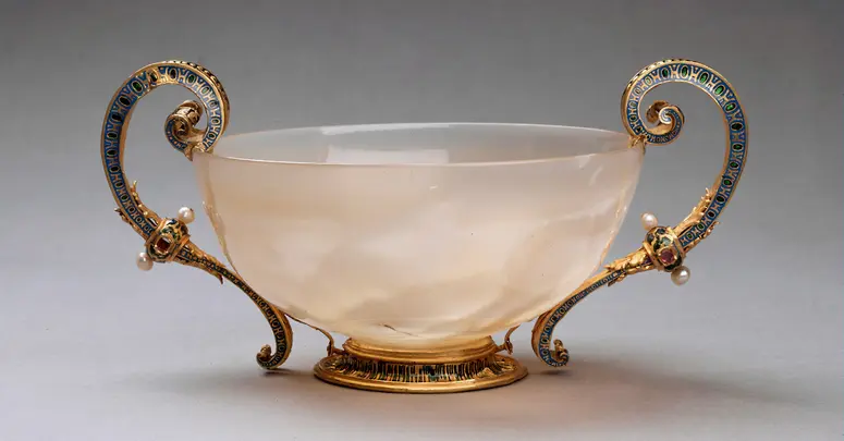 Cup with Scroll Handles