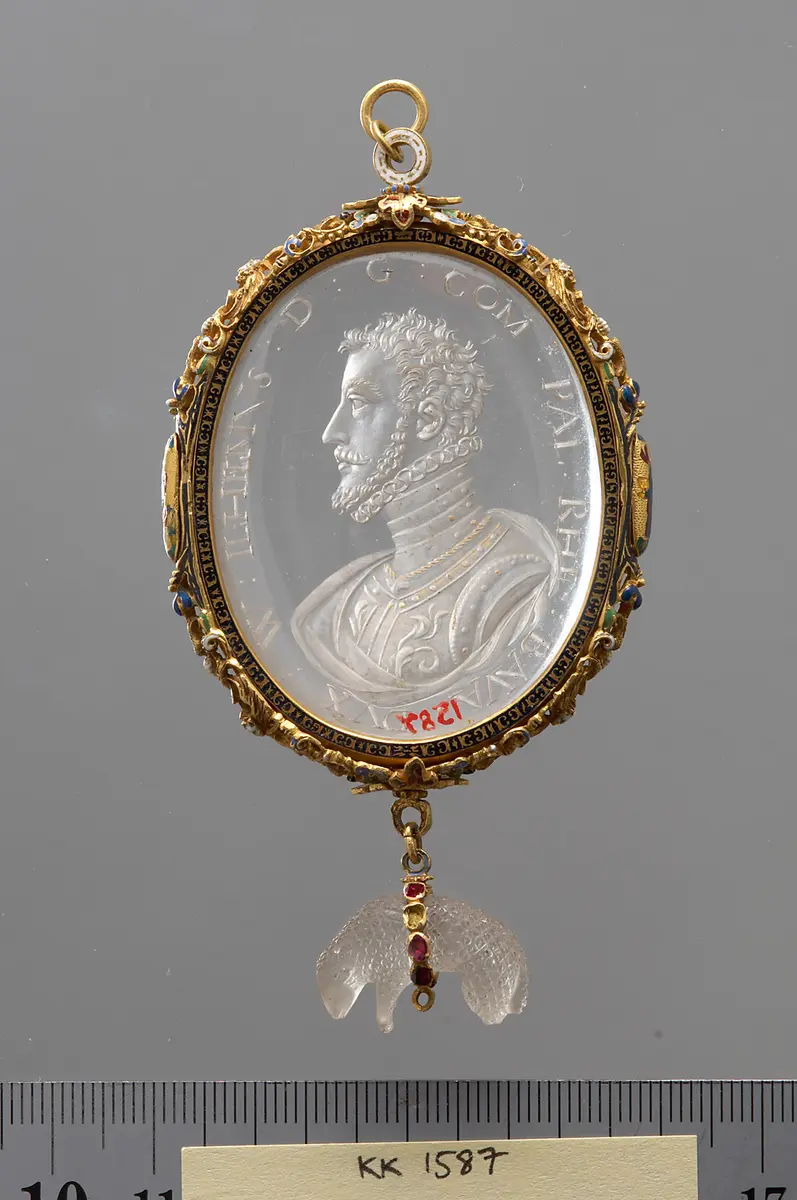 Medaillonanhänger mit dem Portrait Herzog Wilhelm V. von Bayern (1548 - 1626)
