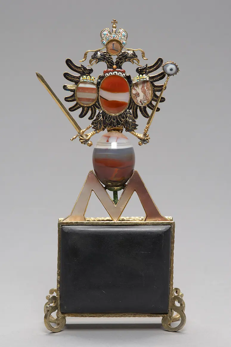 Touchstone with the Imperial Double-headed Eagle