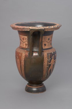 Jüngling, Mänade und Dionysos