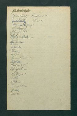 Dienstzeiten der Restaurieranstalt