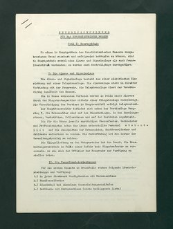 Feuerlöschordnung für das Kunsthistorische Museum, Teil I: Hauptgebäude