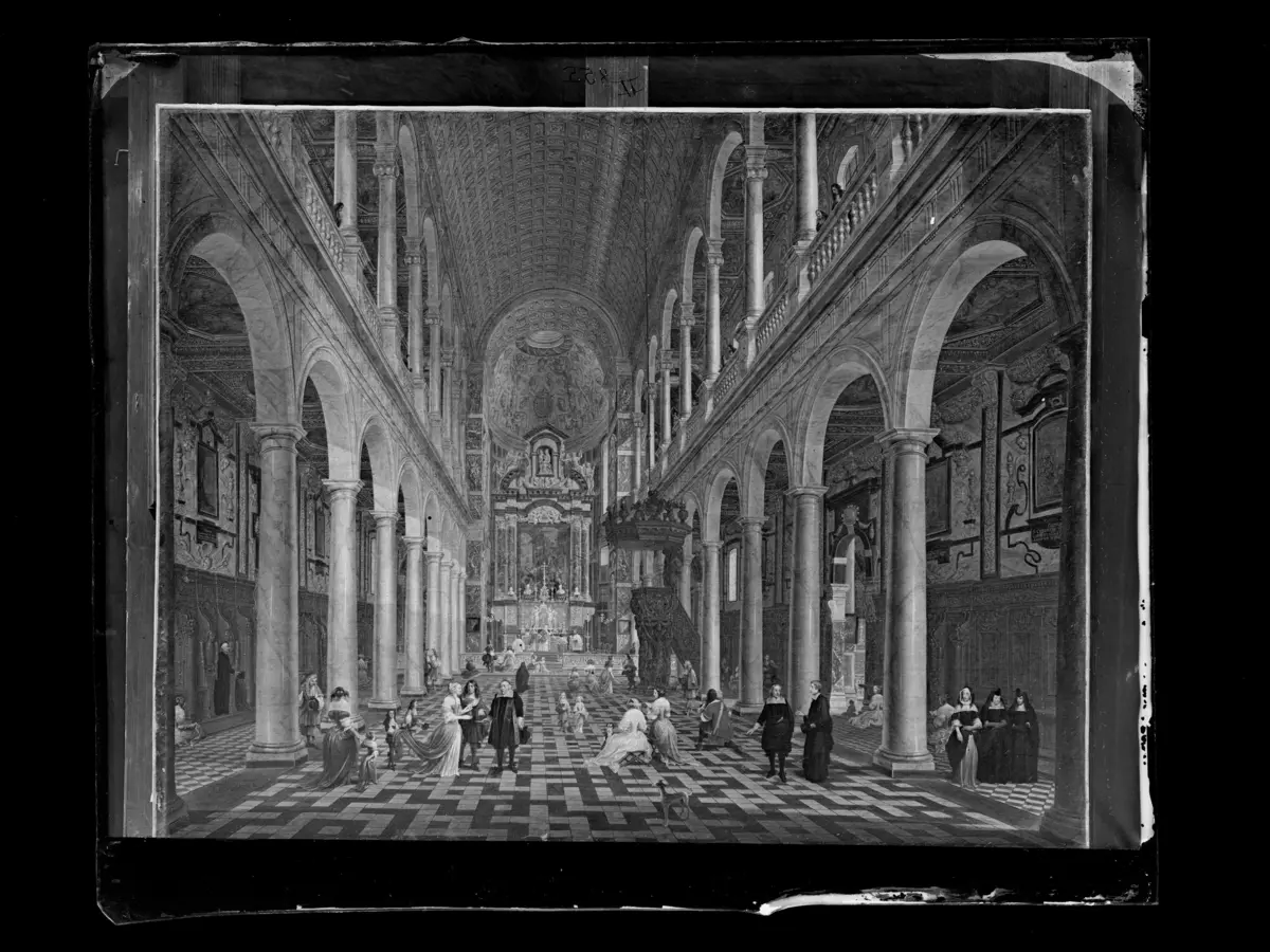 Innenansicht der Jesuitenkirche zu Antwerpen
