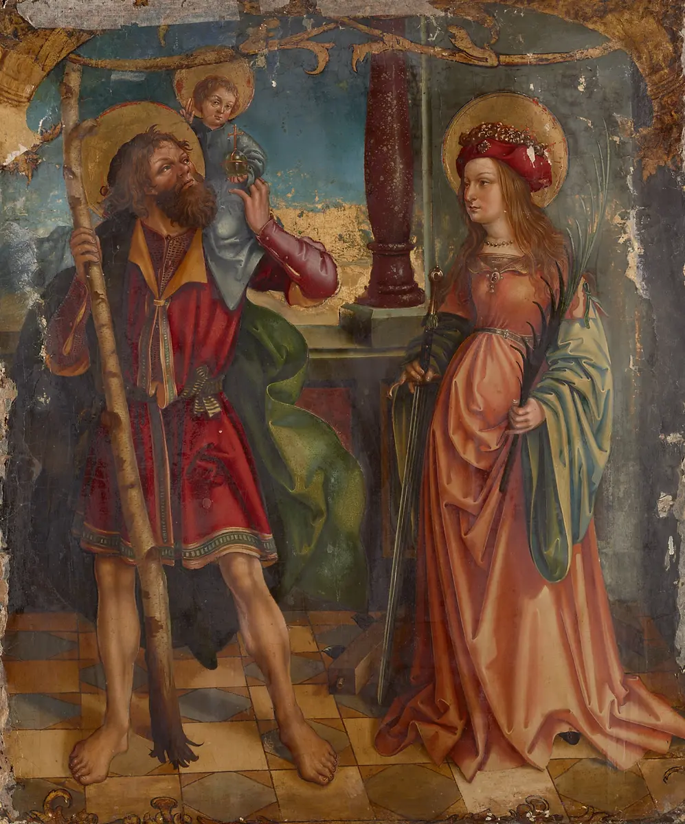 Hll. Christophorus und Katharina
