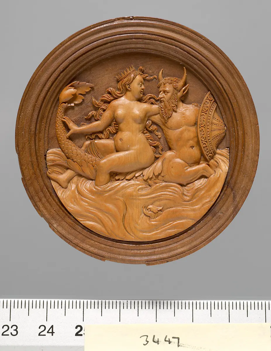 Amymone von Neptun geraubt; Spielstein für das Brettspiel für den 