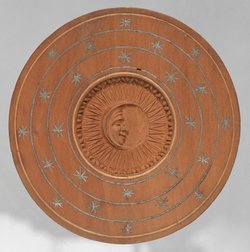 Spielstein für ein Spielbrett für Mühle, Dame und den "Langen Puff"