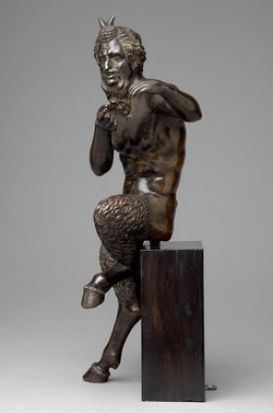 Sitzender Pan; Fragment aus der Gruppe "Pan und Daphnis"