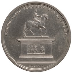 Habsburg: Franz II./I. als Kaiser Franz I. von Österreich; Errichtung eines Reiterdenkmals auf Joseph II. in Wien