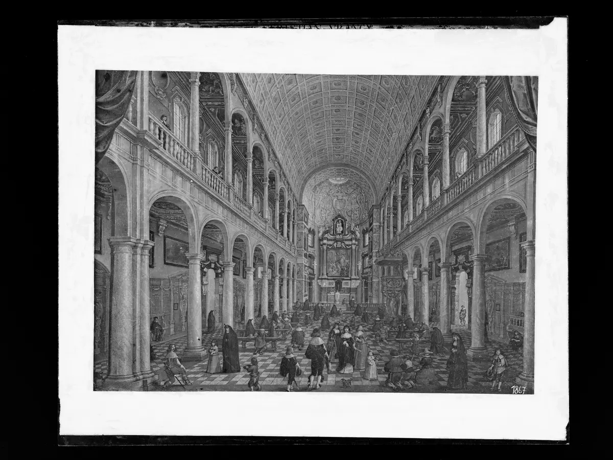 Innenansicht der Jesuitenkirche zu Antwerpen