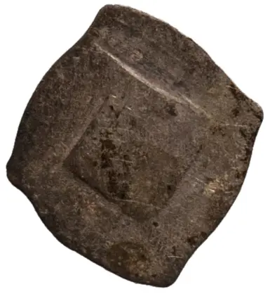 Ungeprägter Schrötling (mit Vierschlag)