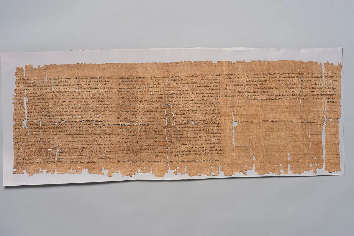 Papyrus mit dem Bestattungsritual des Apis-Stiers