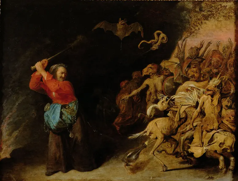 “Dulle Griet” on a Raid before the Entrance to Hell