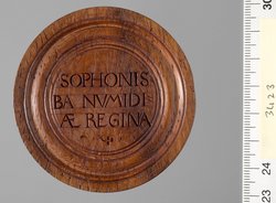 Tod der Sophonisba; Spielstein für das Brettspiel für den "Langen Puff"
