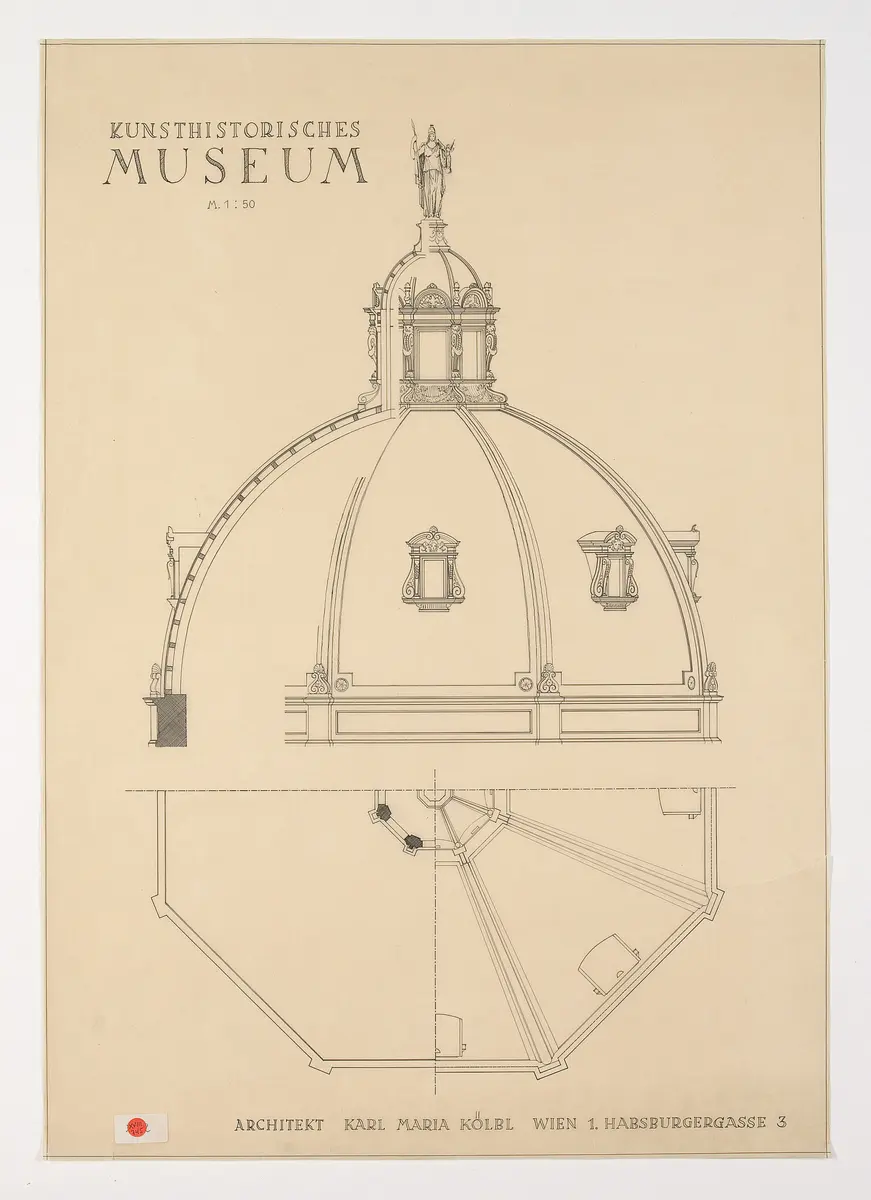Kunsthistorisches Museum. Kuppel