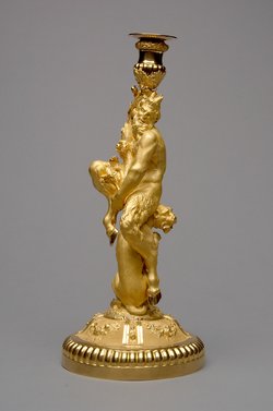 Kandelaber mit Satyr