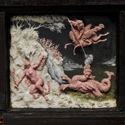 Tafel mit 60 Szenen aus den Metamorphosen des Ovid