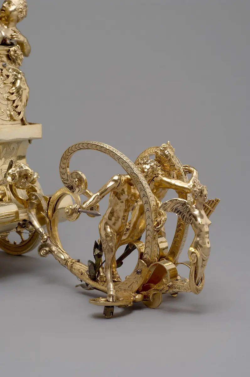 Automat mit Triumph des Bacchus