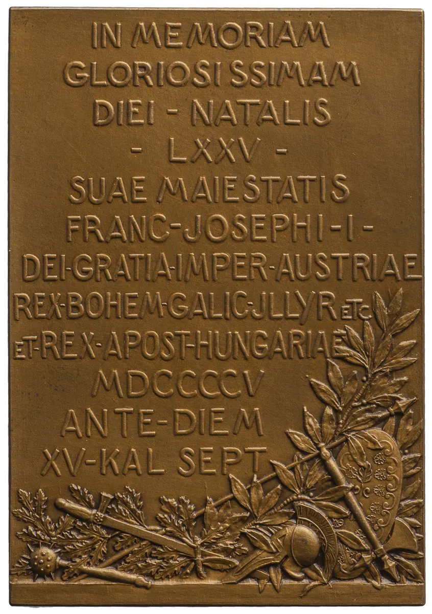 Habsburg: 75. Geburtstag Kaiser Franz Josephs I.