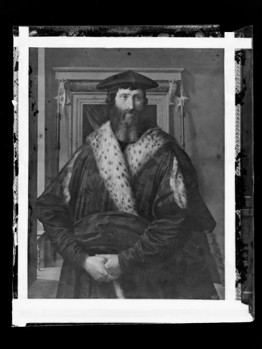 Bildnis eines Würdenträgers (früher: Condottiere Malatesta Baglione?)