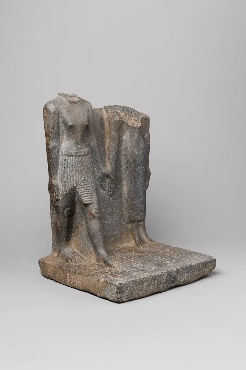Statuengruppe des Nefer-heb und der Dedet-nebu