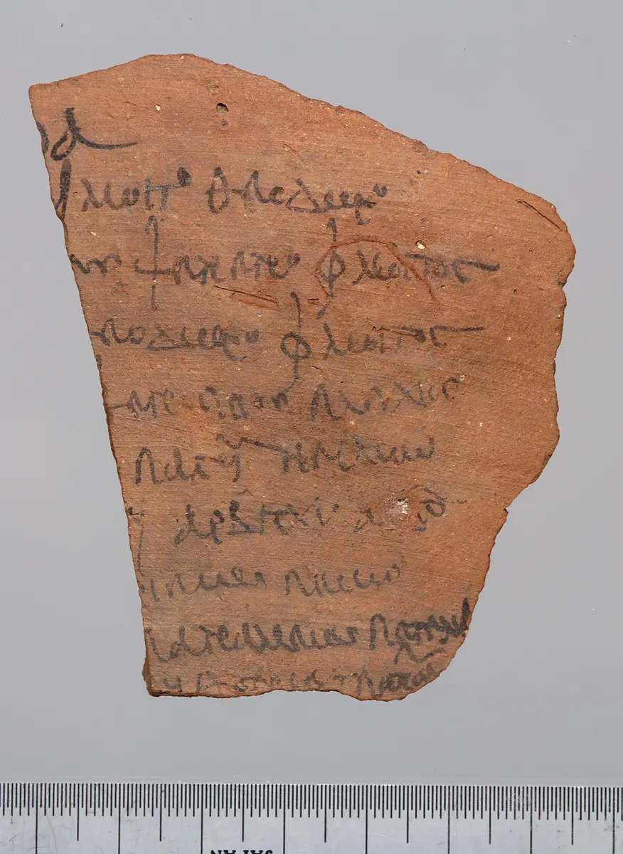 Griechisches Ostrakon, Namensliste von Ägyptern und Griechen