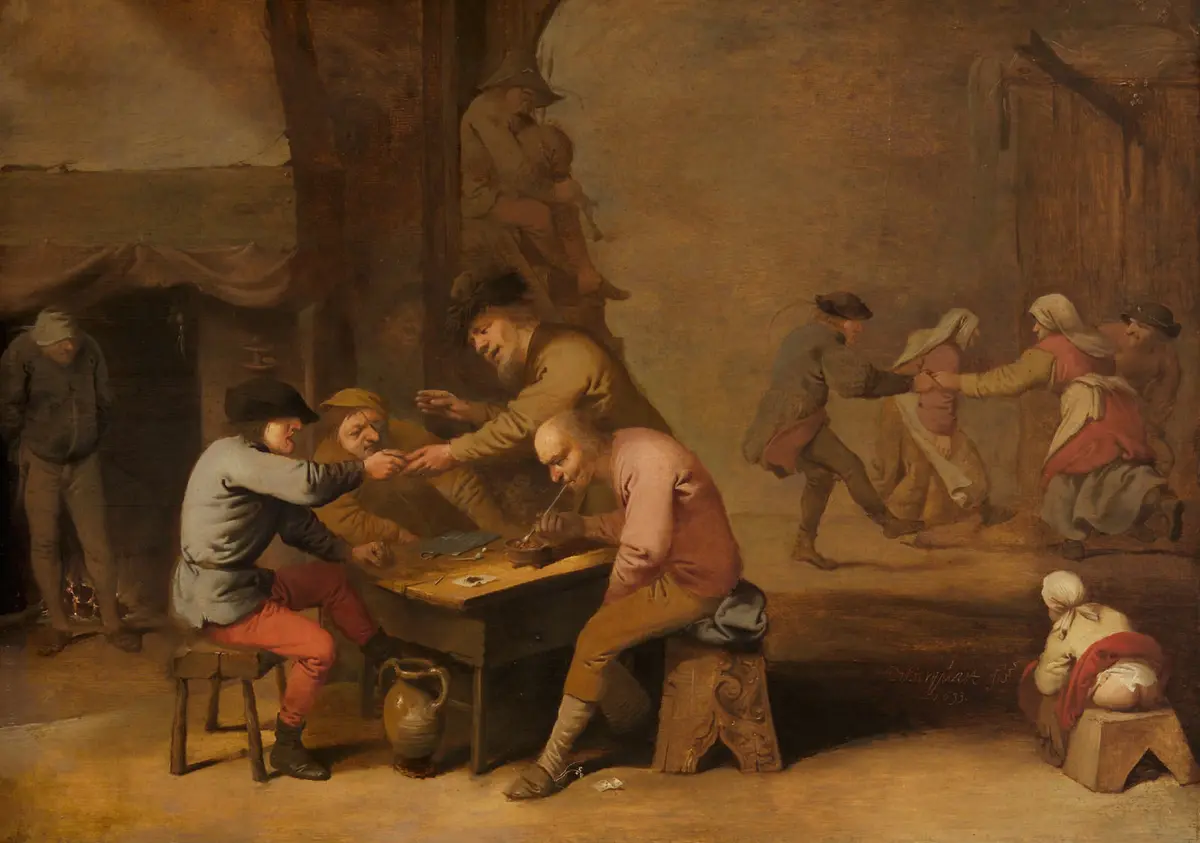 Bauern in der Schenke