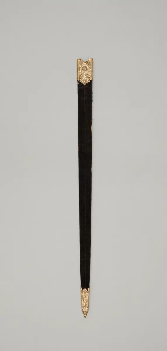 Zeremonienschwert (ggf. Funeralwaffe) mit Scheide