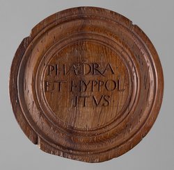 Phaedra und Hyppolit; Spielstein für das Brettspiel für den "Langen Puff"