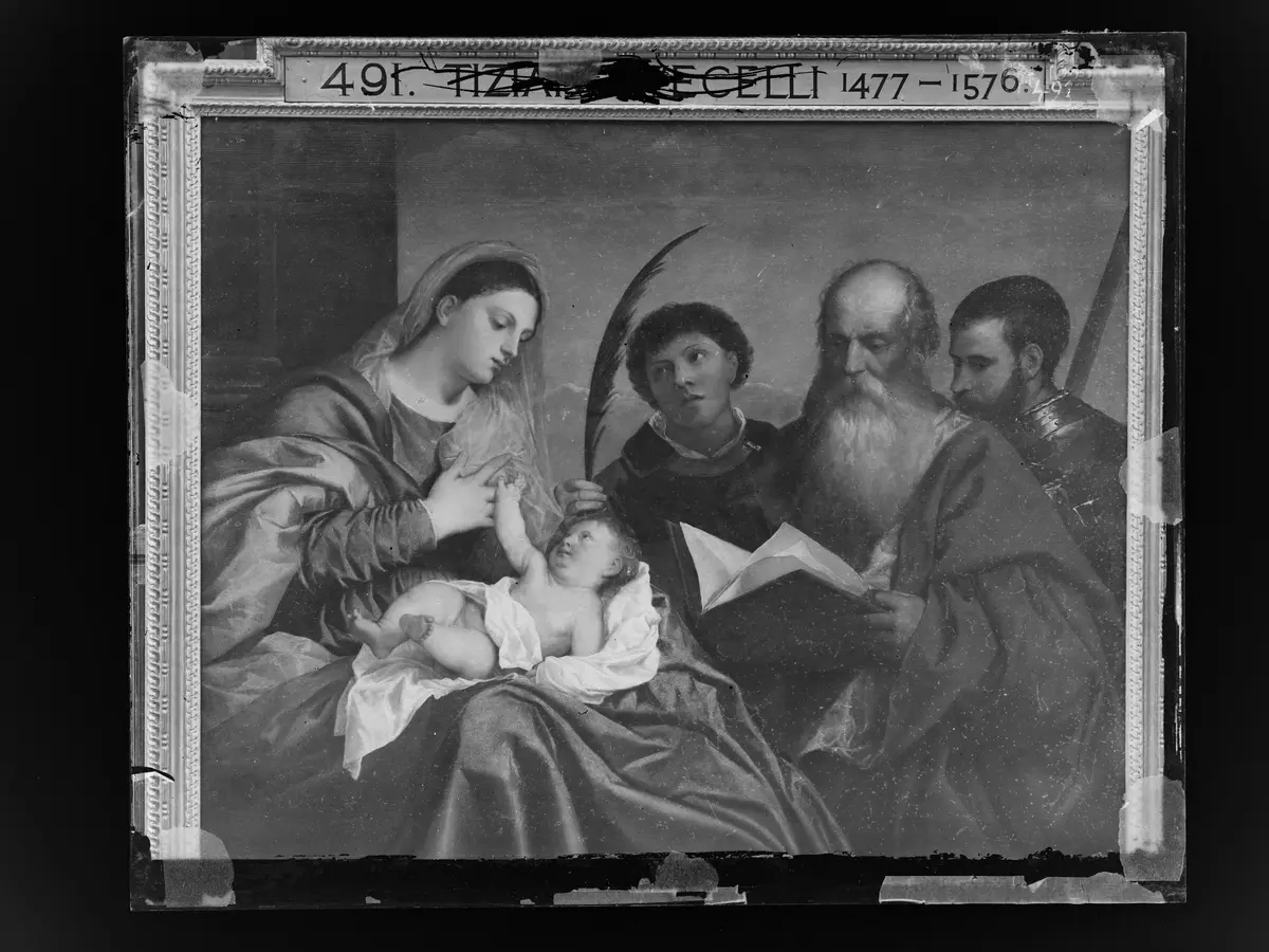 Maria mit Kind und den hll. Stephanus, Hieronymus und Mauritius