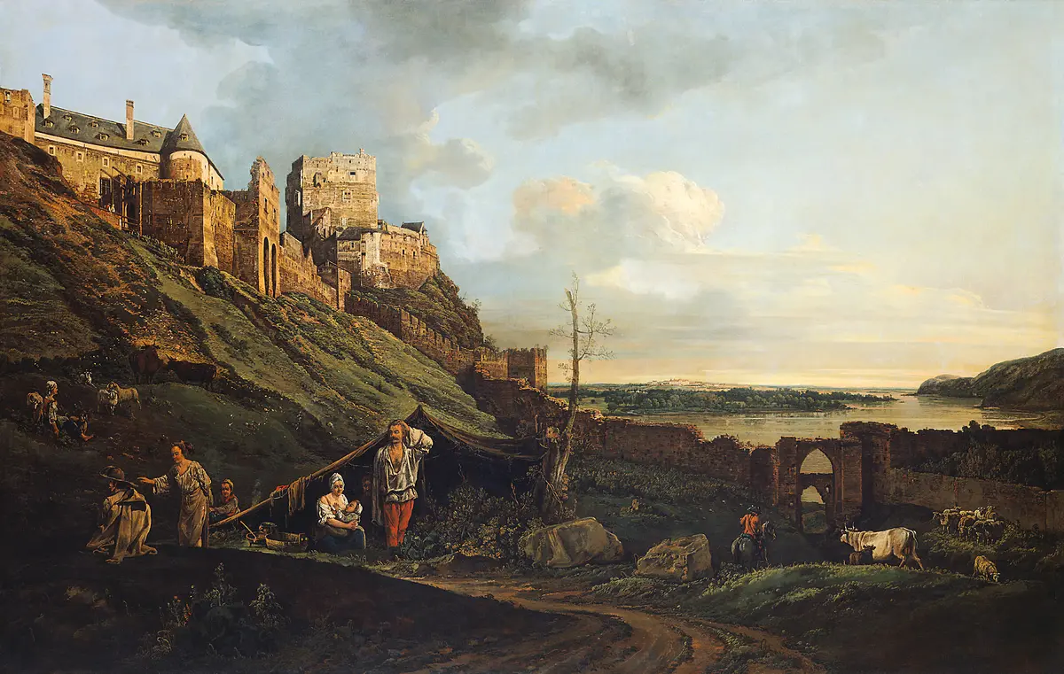 Die Ruine Theben an der March