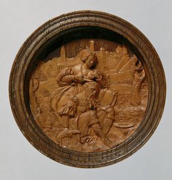 Samson und Dalida; Spielstein für das Brettspiel für den "Langen Puff"