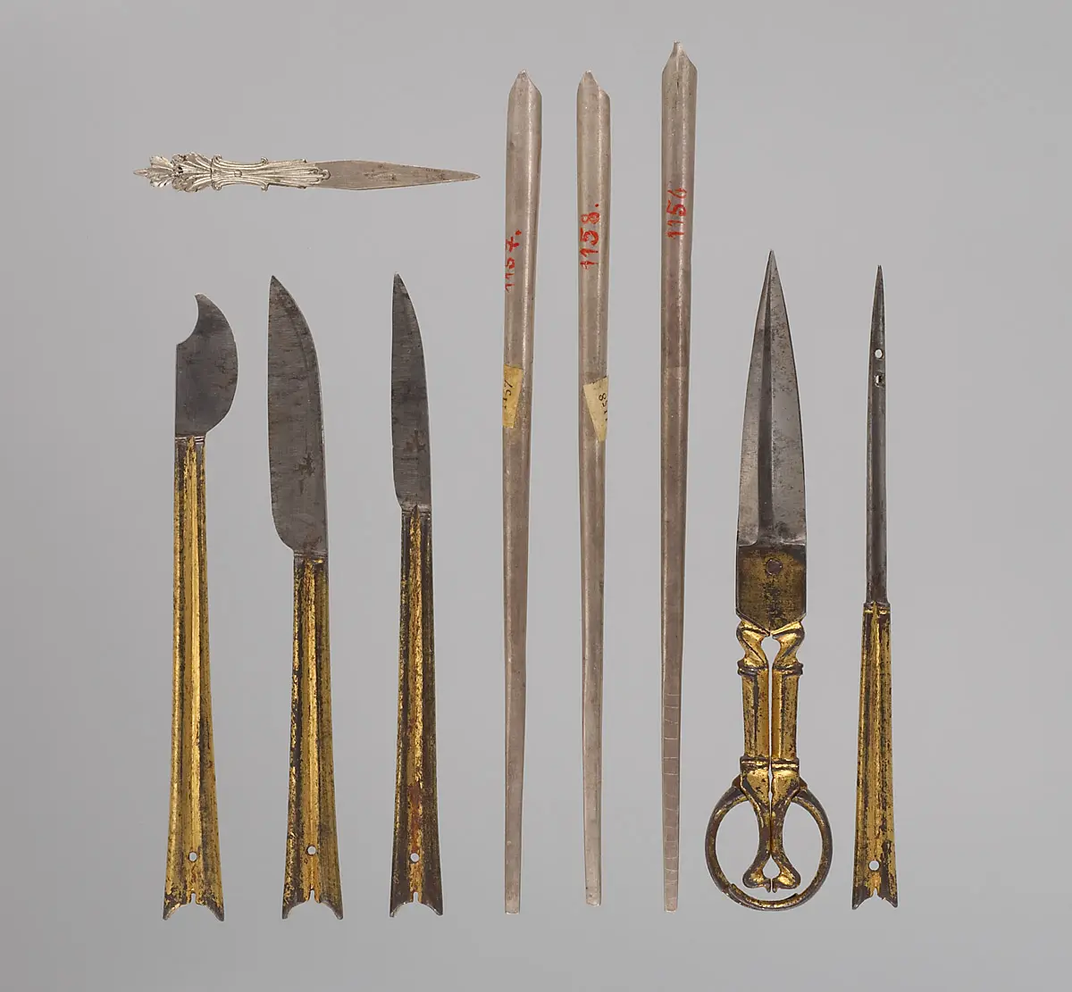 Nadelartiges Instrument eines Schreibzeugs