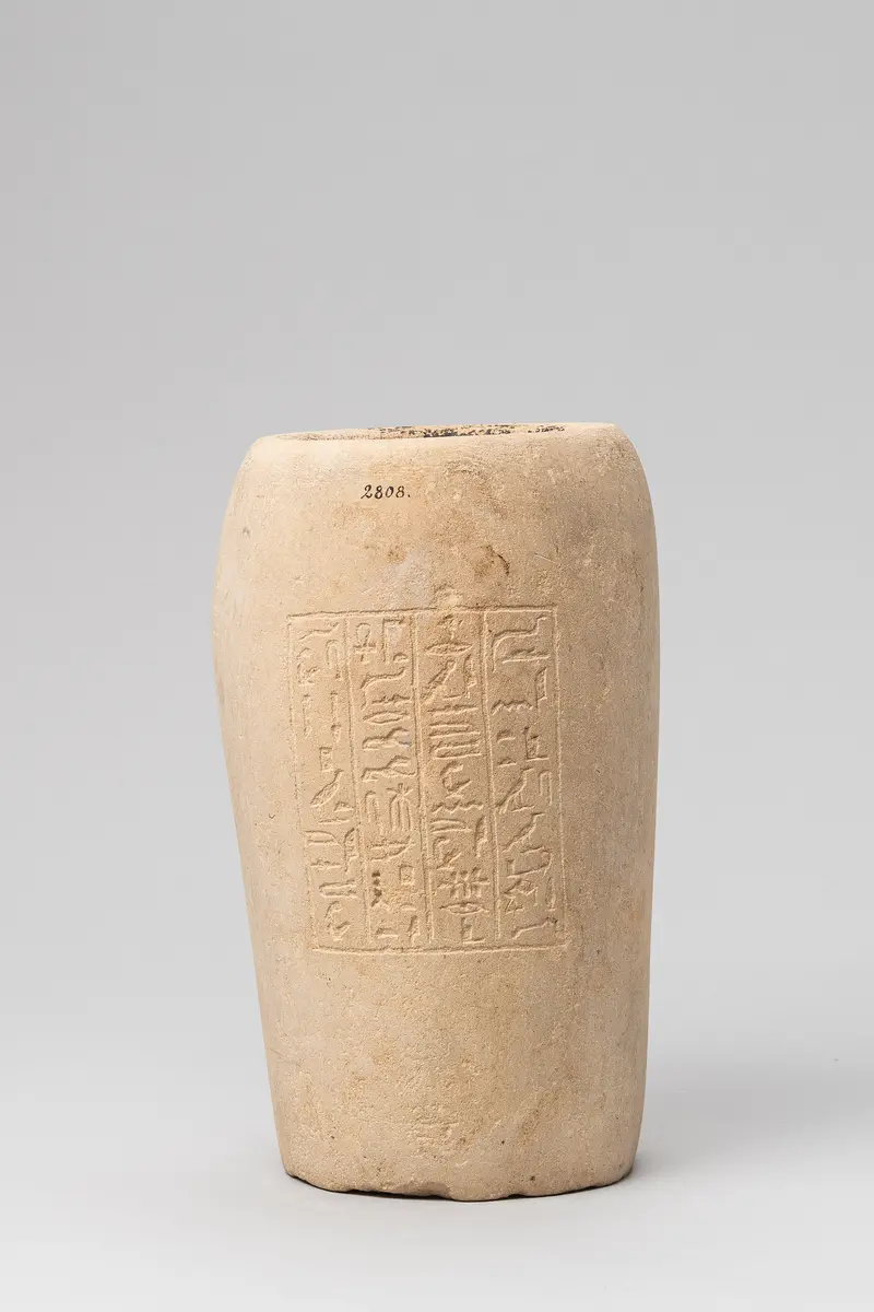 Kanope ohne Deckel des Nes-schu-tefnut