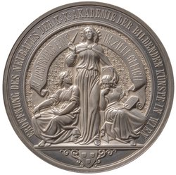 Habsburg: Kaiser Franz Joseph I.; Eröffnung des Neubaus der k. k. Akademie der bildenden Künste in Wien
