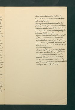 handschriftliche Dienstordnung für Museumsaufseher