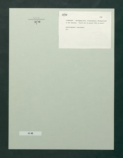 Zirkular betreffend Meldepflicht bei Dienstbeginn